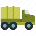 truck, military, war, vehicle