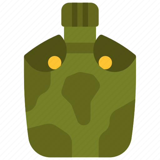 Water, canteen, military, war, drink, drinks icon - Download on Iconfinder