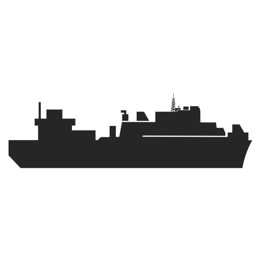 Fulled, military, ship, watercraft, weapons icon - Free download