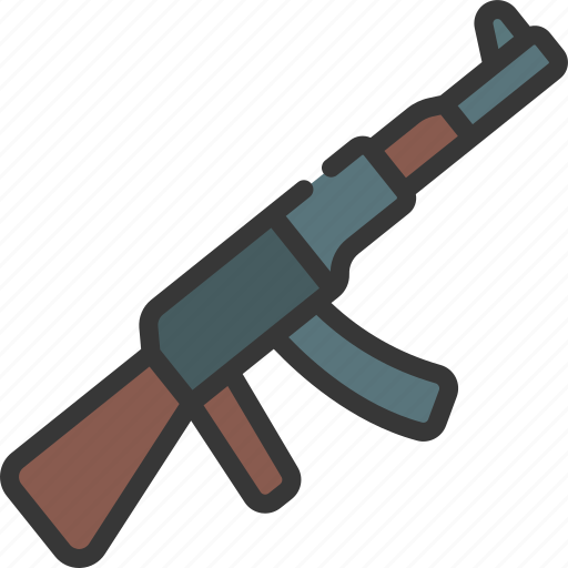 Ak47, weapon, military, war, machine, gun icon - Download on Iconfinder