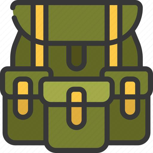 Backpack, military, war, marines, soldier icon - Download on Iconfinder