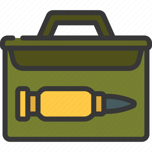 Bullet, tin, military, war, bullets, weapon icon - Download on Iconfinder