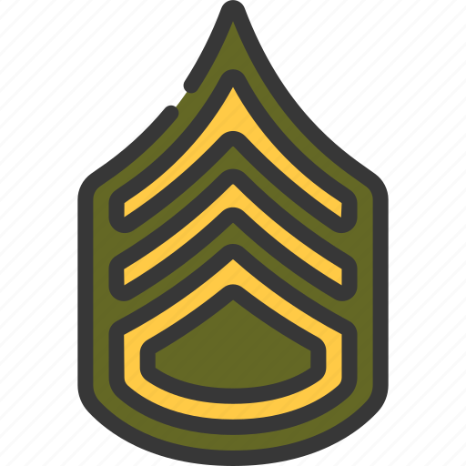 Staff, sergeant, military, war, soldier, rank icon - Download on Iconfinder
