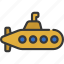 submarine, military, war, sub, boat 