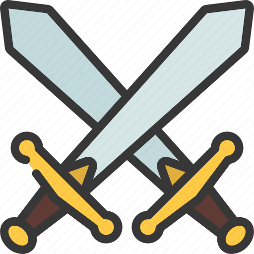 War, swords, military, weapons, clash icon - Download on Iconfinder