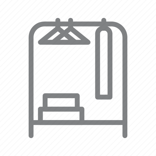 Bedroom, clothes, clothing rack, hanger, styling icon - Download on Iconfinder