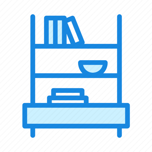 Book shelf, books, furniture, library, office, shelf icon - Download on Iconfinder