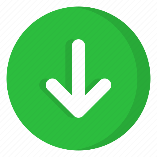 Arrow, arrows, bottom, direction, down, navigation icon - Download on Iconfinder