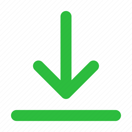 Align, align bottom, arrow, bottom icon - Download on Iconfinder