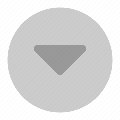 Alt, arrow, bottom, circle icon - Download on Iconfinder