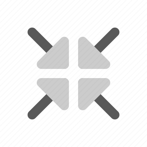 Arrow, compress, diagonal, merge icon - Download on Iconfinder