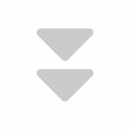 Arrow, direction, double, down icon - Download on Iconfinder