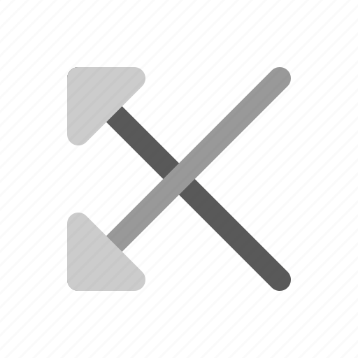 Arrow, double, left, shuffle icon - Download on Iconfinder