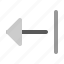 arrow, from, right 