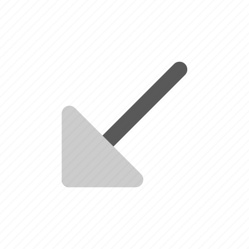 Arrow, direction, down, left icon - Download on Iconfinder