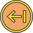 arrow, back, left, direction, move, navigation