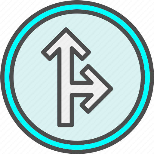 Direction, right, top, arrow, circle icon - Download on Iconfinder