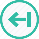 arrow, back, left, direction, move, navigation