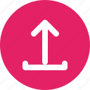 arrow, up, upload, navigation, location, gps, button