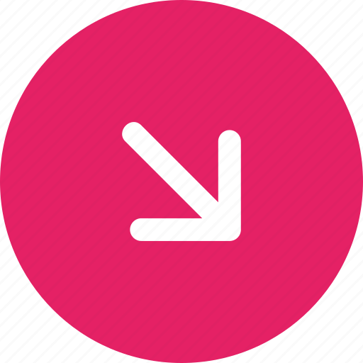 Arrow, down, right, direction, gps, navigation icon - Download on Iconfinder