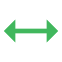 double arrow, arrows, arrow, sign, horizontal