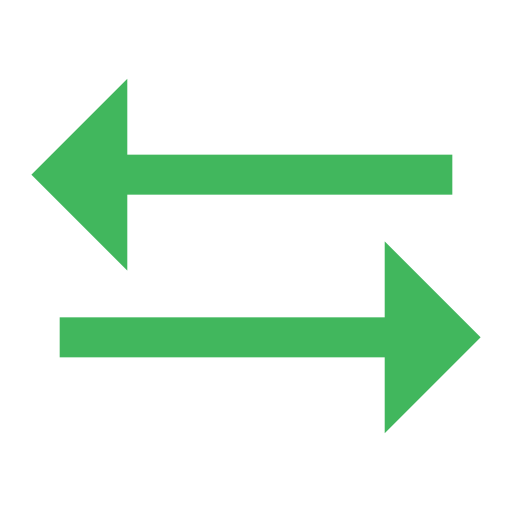 Transfer, exchange, arrows, right, left, direction icon - Free download