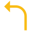 turn left, direction, arrow, left, navigation, sign 