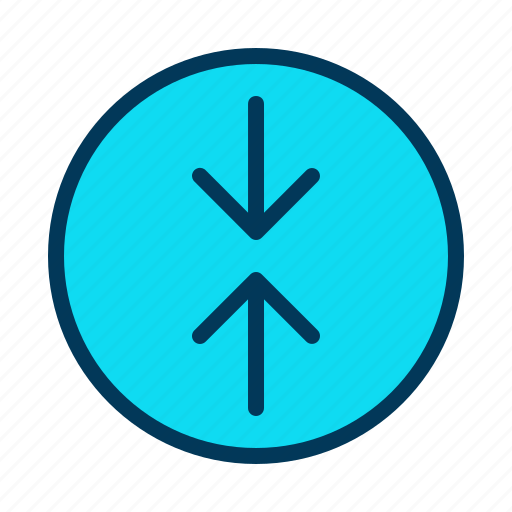 Arrow, collide, snap, vertical icon - Download on Iconfinder