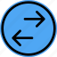 arrow, arrows, direction, directional, navigation, sign, exchange 