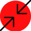 arrow, arrows, direction, directional, navigation, sign, compress 