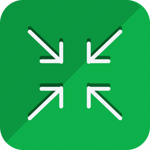 Arrow, direction, move, navigation, compress, pointer, shrink icon - Download on Iconfinder