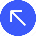 25px, arrow, circle, iconspace, left, up