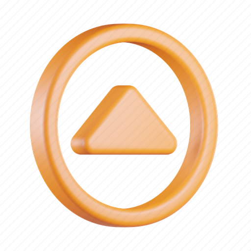 Circle, caret, up, triangle icon - Download on Iconfinder