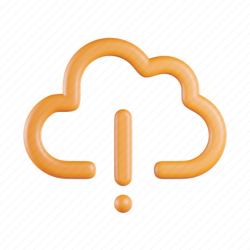 Cloud, exclamation, storage, warning, problem, issue, alert icon - Download on Iconfinder