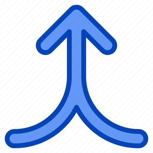 Arrow, combine, connect, direction, join, merge, oneway icon - Download on Iconfinder