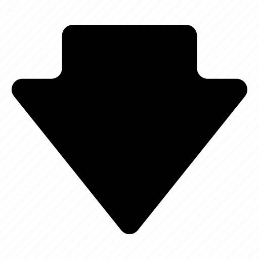 Arrow, backward, decrase, direction, down, south icon - Download on Iconfinder