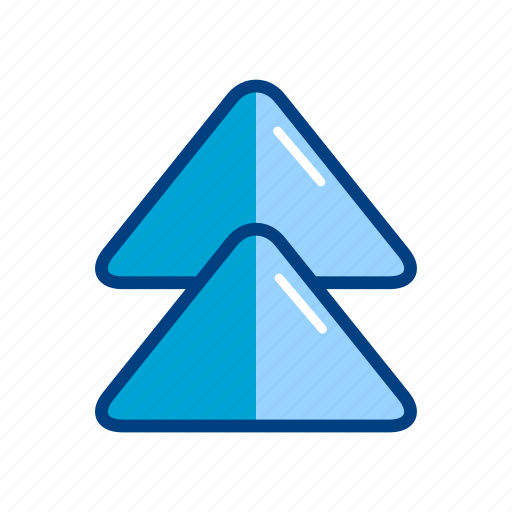 Arrow, double, top icon - Download on Iconfinder