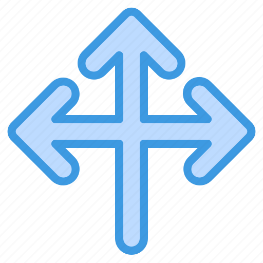 Junction, arrow, arrows, direction, user icon - Download on Iconfinder