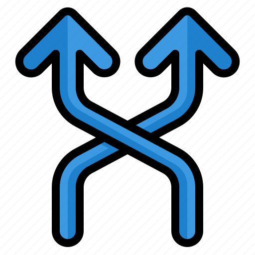 Shuffle, random, arrow, arrows, direction icon - Download on Iconfinder