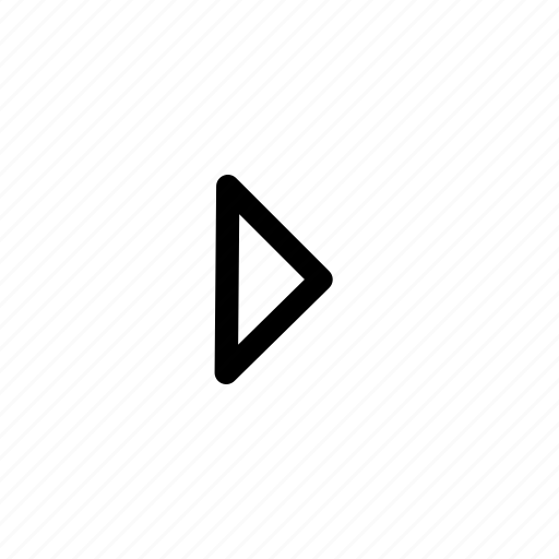 Triangular, right, arrow, next icon - Download on Iconfinder