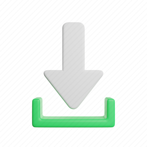 Arrow, download, front, down icon - Download on Iconfinder