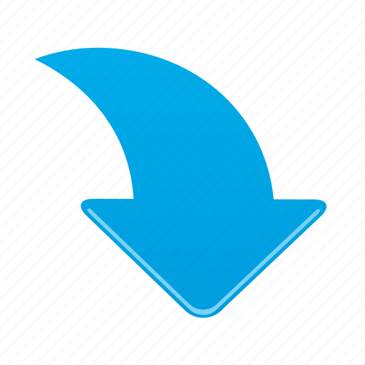 Arrow, down, side, direction, download, pointer icon - Download on Iconfinder