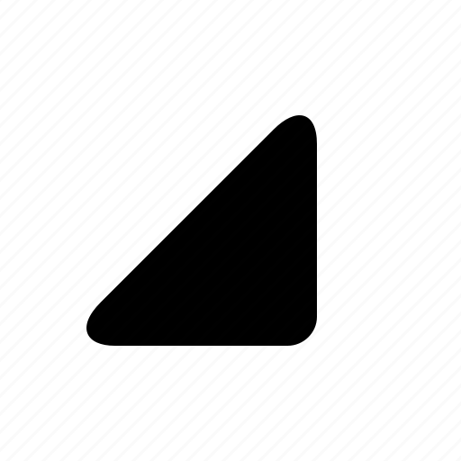 Right, triangle, bottom icon - Download on Iconfinder