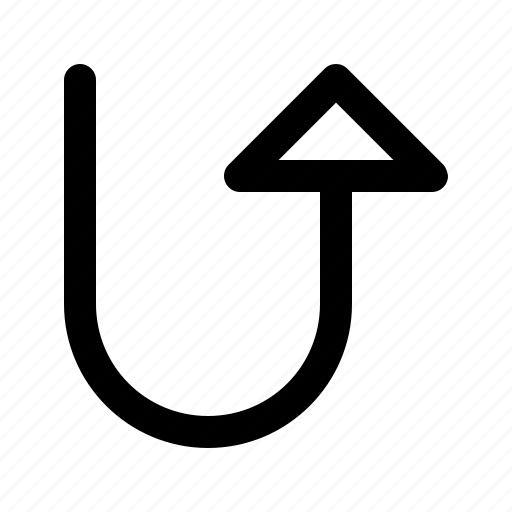 Arrow, turn, u, up, upward icon - Download on Iconfinder