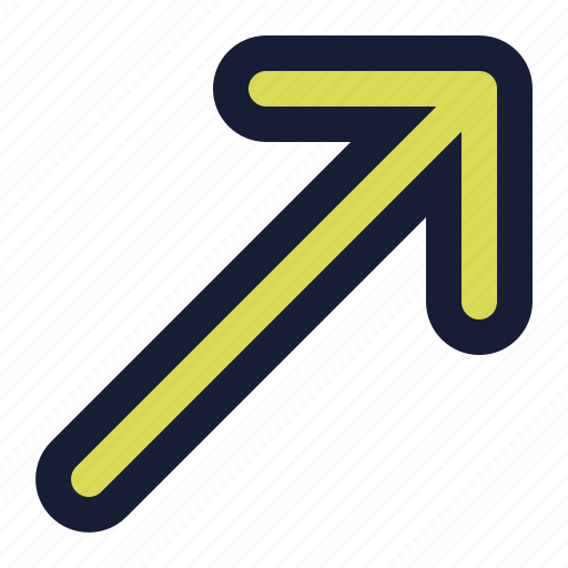 Arrow, arrows, right, up icon - Download on Iconfinder