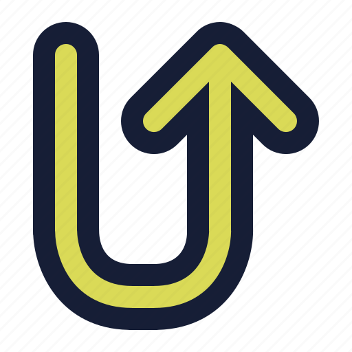 Arrow, arrows, return, turn, up icon - Download on Iconfinder