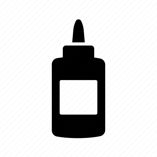 Glue, glue bottle, paper glue, stationary glue, white glue icon - Download on Iconfinder