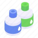 paint containers, paint jars, gouaches, paint bottles, color containers