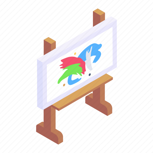 Canvas, easel, art board, painting board, painting canvas icon - Download on Iconfinder