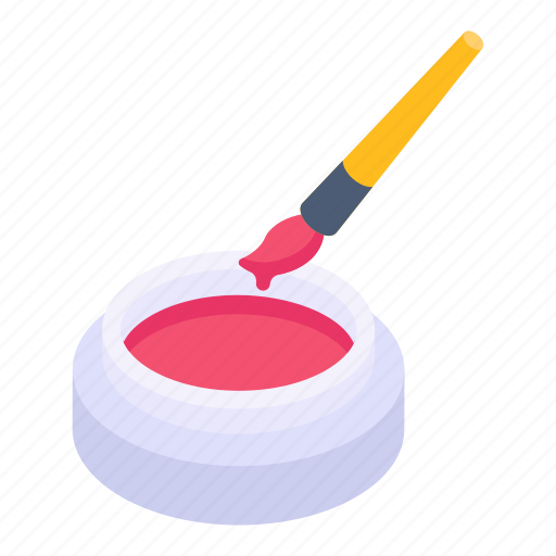 Paint container, paint pot, gouache, color pot, color container icon - Download on Iconfinder